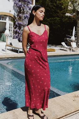 Avani Dress Jade Raspberry