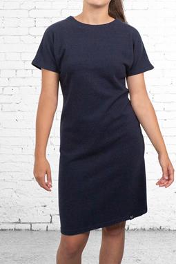 Dress - Recycled Sweat Fabric - Navyº