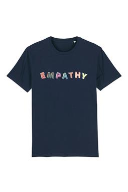 T-Shirt Empathy Donkerblauw