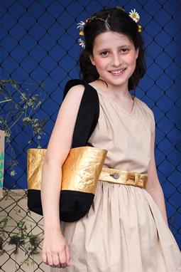 Strandtasche Piñatex Gold