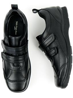 Will's Vegan Store Schoenen Klittenband Zwart