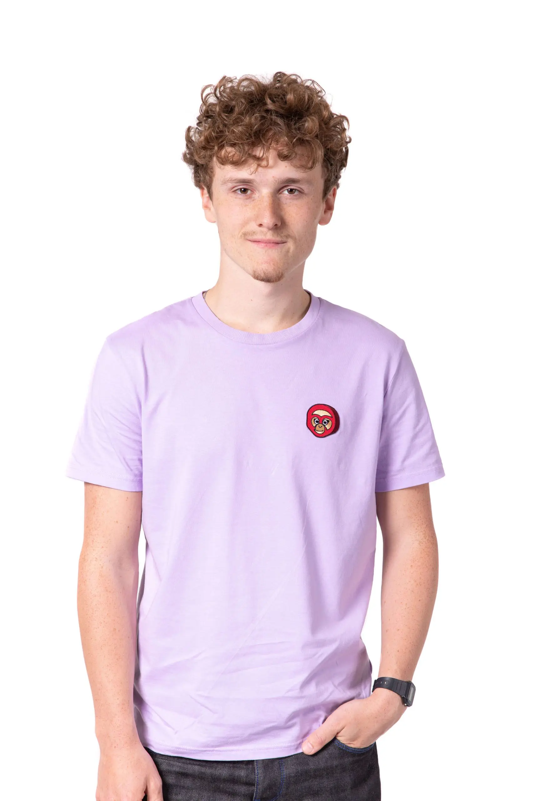 T-Shirt Bulan Kepala Lavender