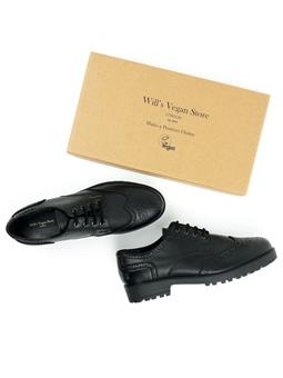 Will's Vegan Store Brogues Schwarz