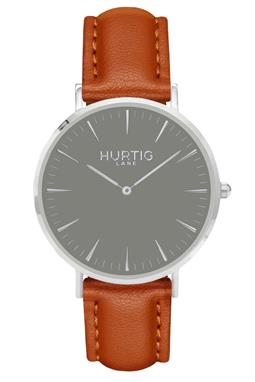 Mykonos Watch Silver, Gray & Brown