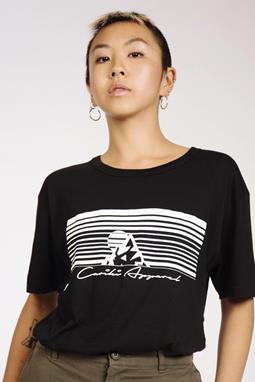 T-Shirt Tencel Zwart