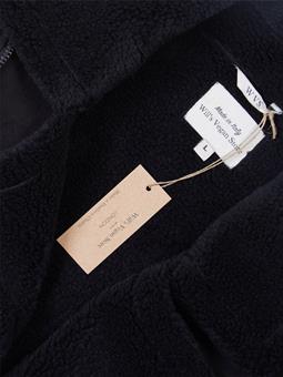 Will's Vegan Store Jack Vegan Shearling Aviator Zwart