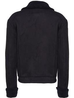 Will's Vegan Store Jack Vegan Shearling Aviator Zwart