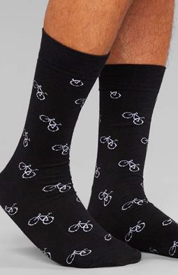 DEDICATED Sokken Fietsmotief Black