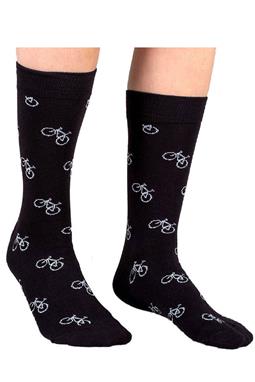 DEDICATED Sokken Fietsmotief Black