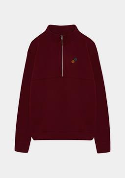 Hafendieb Fishing Club Troyer Trui Donker Bordeaux