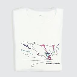 T-Shirt Ski Athletic White