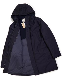 Will's Vegan Store Heren Gewatteerde Parka Donkerblauw