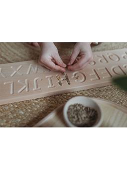 The Little Coach House Kursive Alphabettafel