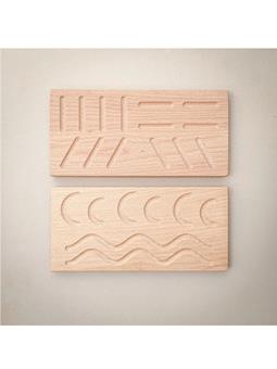 The Little Coach House Prewriting Board Montessori Learning Resource