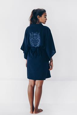 Dressing Gown Barong Dark Blue