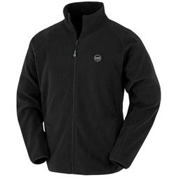 Plant Faced Clothing Fleecejack Rits Zwart