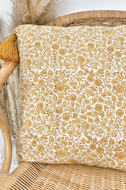 Cushion Cover Binu Dark Yellow