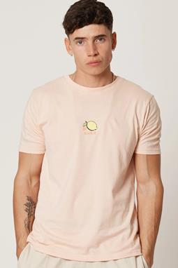 T-Shirt Suck It Lemon Roze