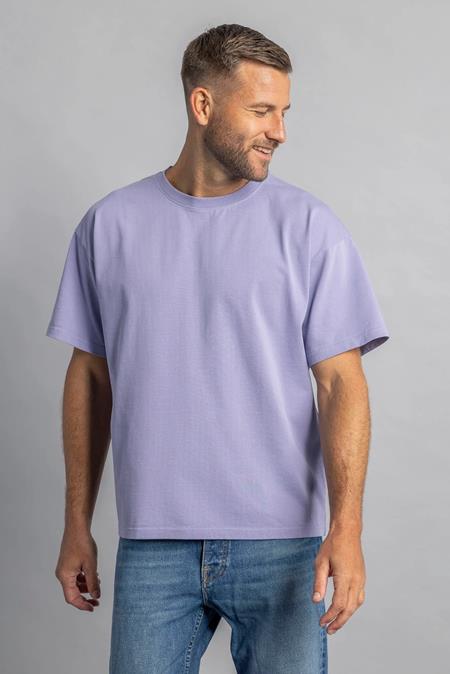 T-Shirt Heavy Boxy Lavendel