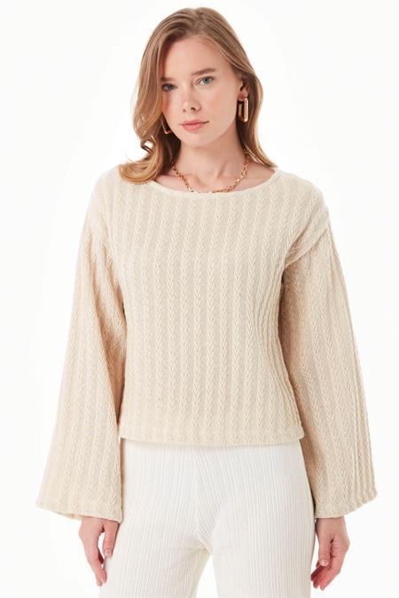 ORGANICATION: Bluse Creme