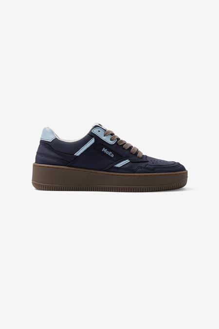 Sneakers Gen1 Vegan Suede Navy & Sky Blue 
