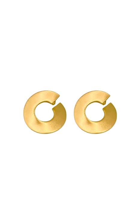 Les Reines: Oorbellen The Eternity 24k Goud Verguld