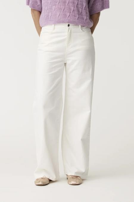 Hose Denim Wide Leg Star Ecru