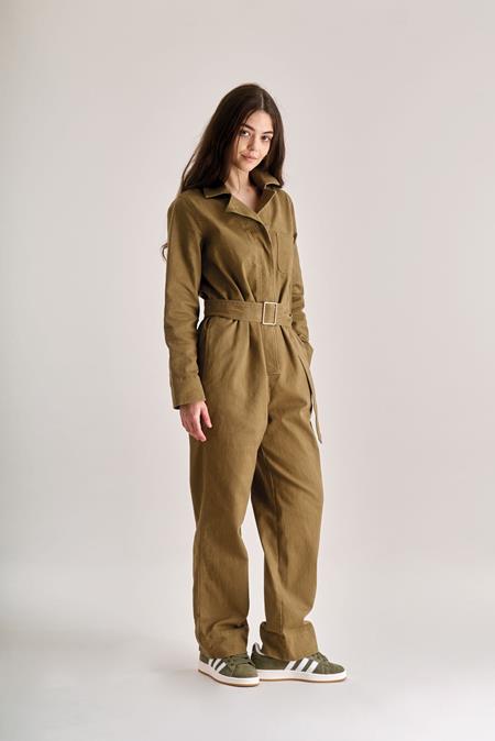 Jumpsuit Lyon Olijfgroen