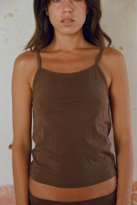 Top Camisole Zeitlos Macchiato Braun
