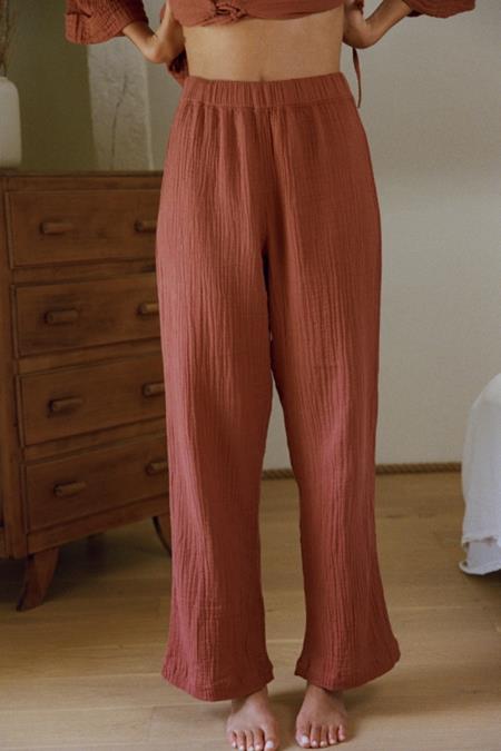 Hose Haydée Terracotta