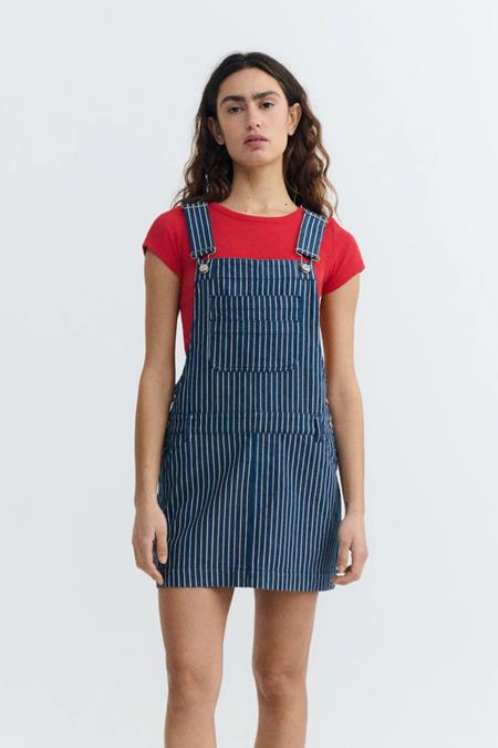 Kleid Rafaela Railway Stripes Blau