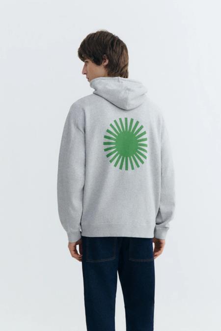 Sweatshirt Garfu Grün Sun Print Grau