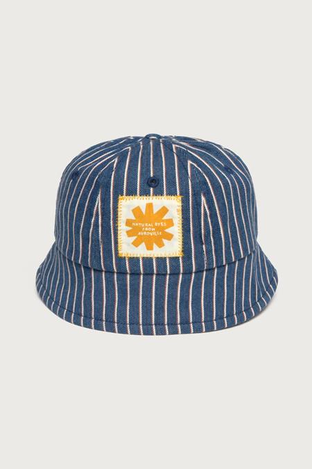 Thinking MU: Hat Norfeu Railway Striped Blue