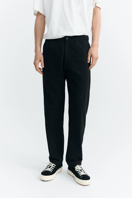 Pants Straight Travel Light Black