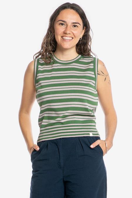 MATONA: Top Knit Groen/Lavendel MATONA: Top Knit Groen/Lavendel