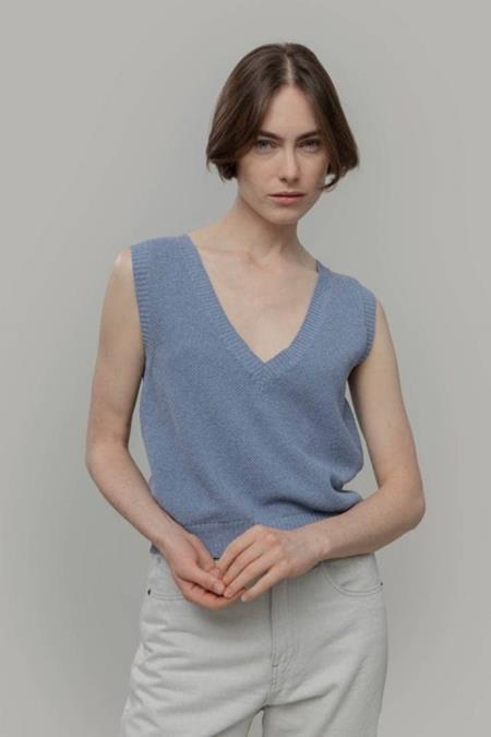 Rifò: Top Elodie Blauw