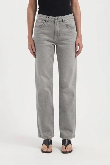 MUD Jeans: Jeans Carry Mid Straight Faded Grey