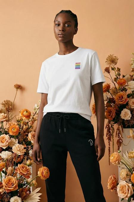 T-Shirt Rainbow White