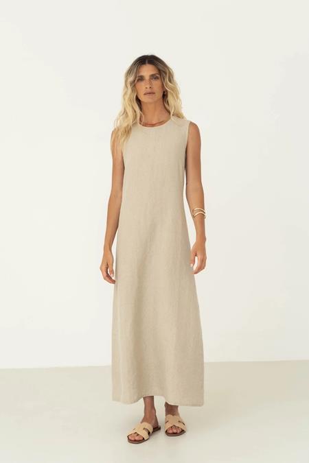 Näz: Kleid Leonie Beige
