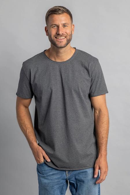 T-Shirt Vintage Dark Grey Melange