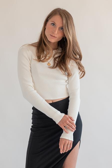 Marenika: Crop Top Ella White