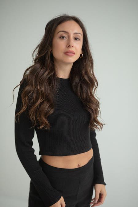Marenika: Croptop Ella Zwart