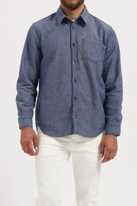 MUD Jeans: Denim Shirt Chr...