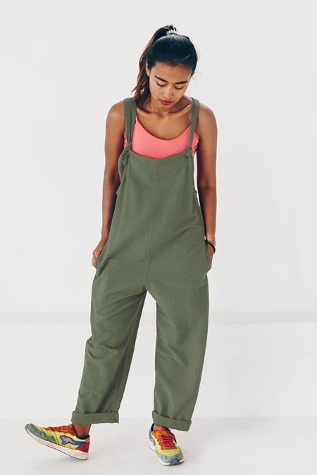 The Driftwood Tales: Jumpsuit Salbei Grün