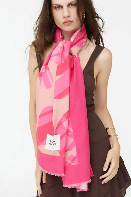 VERB TO DO: Sjaal Stay Focus Roze