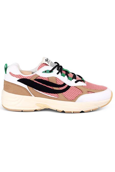 Genesis: Sneaker G-Eco 99 Multi Cremefarben Cognac Ginger