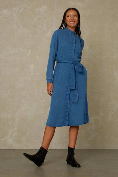 Kings of Indigo: Dress Maggy Indigo Structure