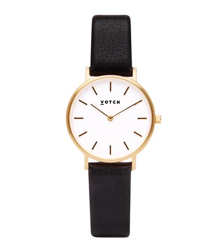 Horloge Petite Goud & Zwart - Wit