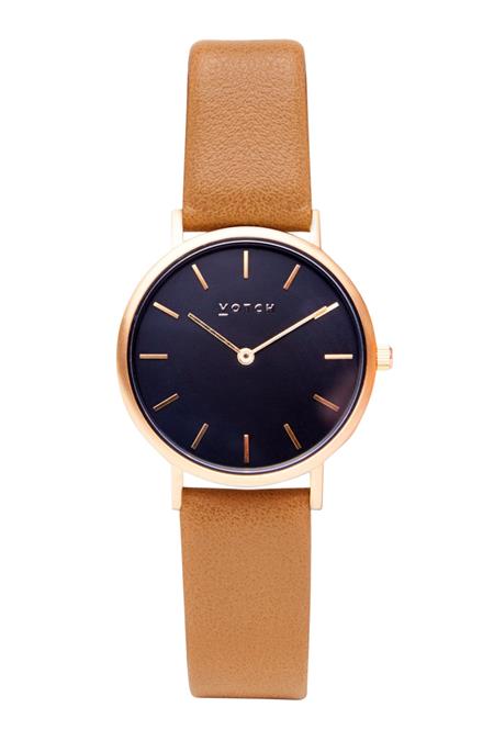 Watch Petite Gold & Tan - Black