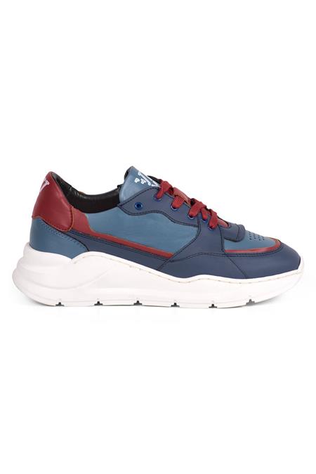 Ella & Witt: Sneaker Goodall Ii Blauw & Rood Ella & Witt: Sneaker Goodall Ii Blauw & Rood
